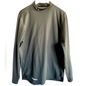 EUC - Under Armour Black Cold Gear Mock Neck Long Sleeve Top/Shirt - Size Large